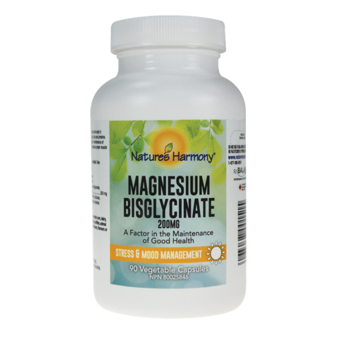Magnesium Bisglycinate 200mg 90 Veggi Capsules -400151