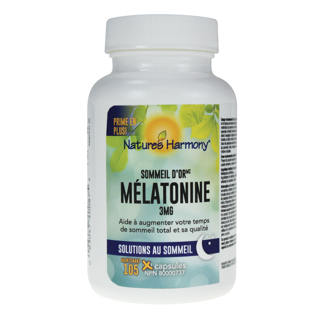 Sleep Tight™ Melatonin 3mg 105 Capsules - 400870