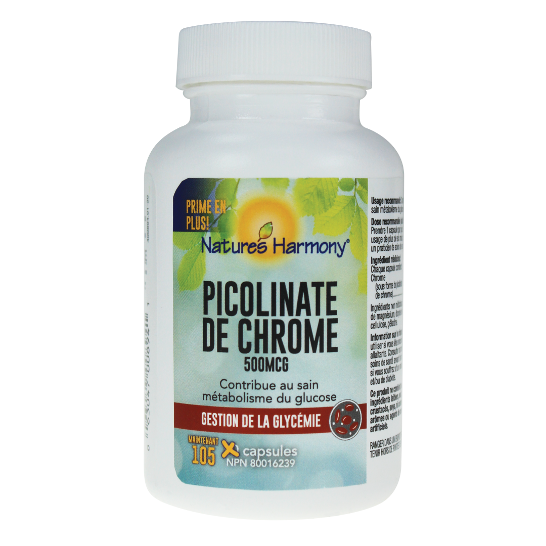 Chromium Picolinate 500mcg 105 Capsules - 400894