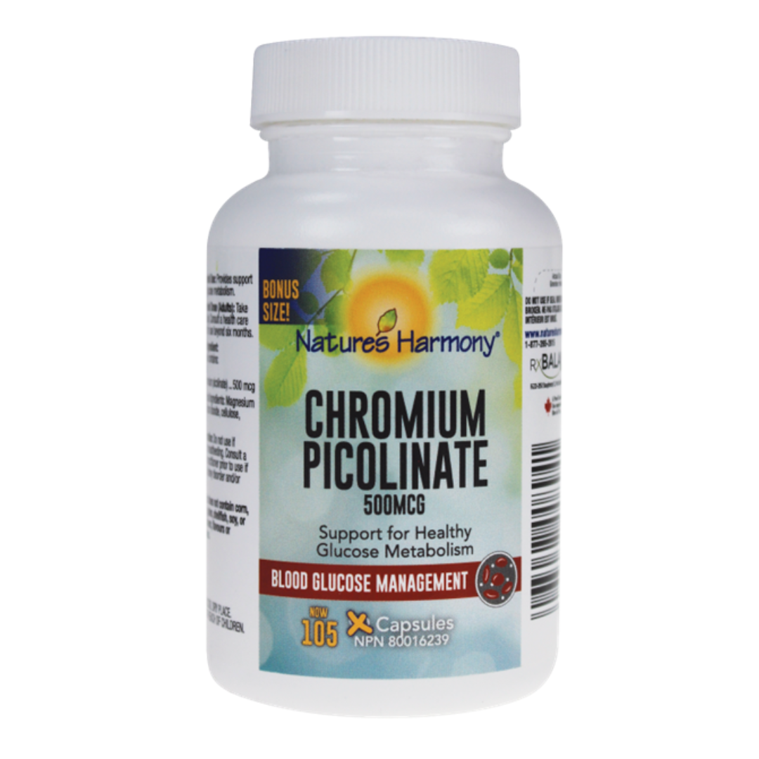Chromium Picolinate 500mcg 105 Capsules - 400894