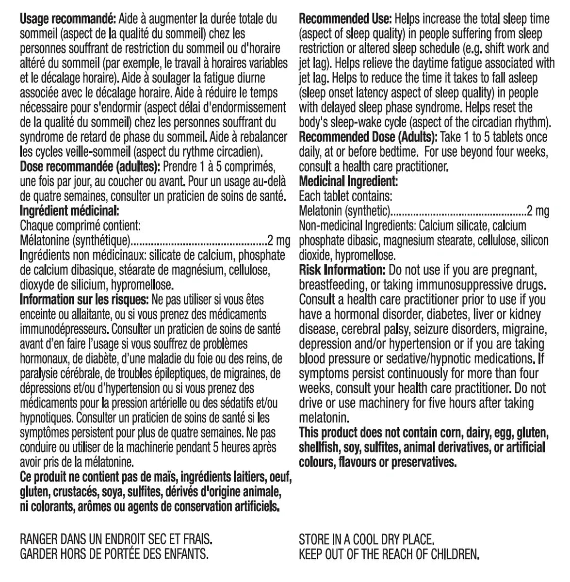 Sleep Tight™ Time Released Melatonin 2mg 90 Tablets - 400885