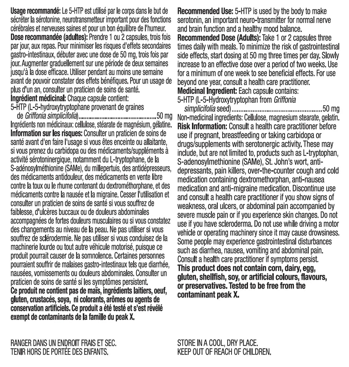 5-HTP 50mg 90 Capsules - 400760